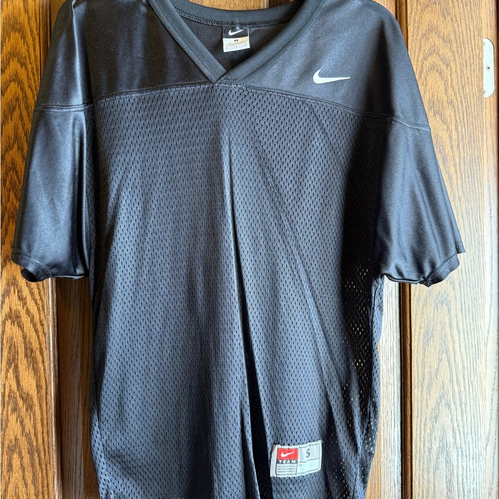 Nike Men's Black V-Neck Mesh Jersey
